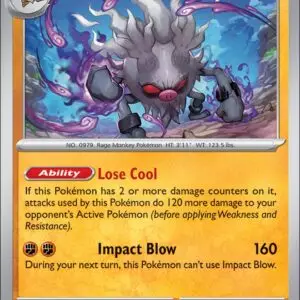 Karta Pokémon: Destined Rivals - 092 - Annihilape (Holo)