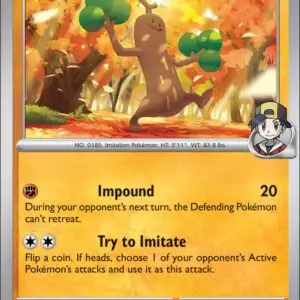 Karta Pokémon: Destined Rivals - 093 - Ethan's Sudowoodo (Reverse Holo)