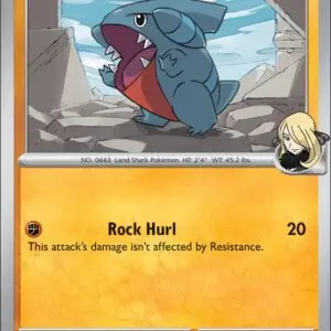 Karta Pokémon: Destined Rivals - 102 - Cynthia’s Gible