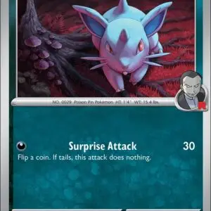 Karta Pokémon: Destined Rivals - 114 - Team Rocket’s Nidoran♀