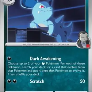 Karta Pokémon: Destined Rivals - 115 - Team Rocket’s Nidorina