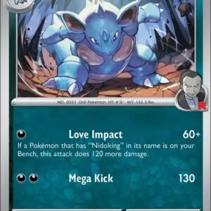 Karta Pokémon: Destined Rivals - 116 - Team Rocket’s Nidoqueen (Reverse Holo)