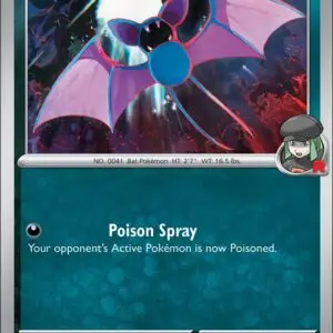 Karta Pokémon: Destined Rivals - 120 - Team Rocket’s Zubat (Reverse Holo)