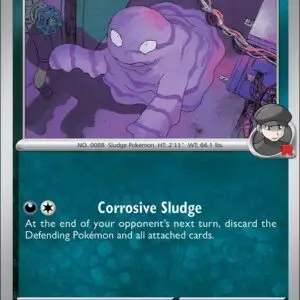 Karta Pokémon: Destined Rivals - 123 - Team Rocket’s Grimer (Reverse Holo)