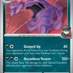 Karta Pokémon: Destined Rivals - 124 - Team Rocket’s Muk