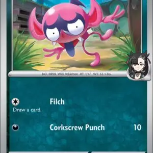 Karta Pokémon: Destined Rivals - 134 - Marnie’s Impidimp (Reverse Holo)