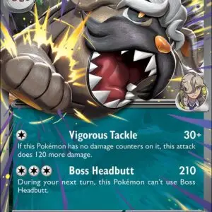 Karta Pokémon: Destined Rivals - 139 - Arven’s Mabosstiff ex