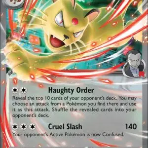 Karta Pokémon: Destined Rivals - 150 - Team Rocket’s Persian ex