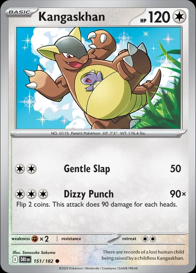 Karta Pokémon: Destined Rivals - 151 - Kangaskhan