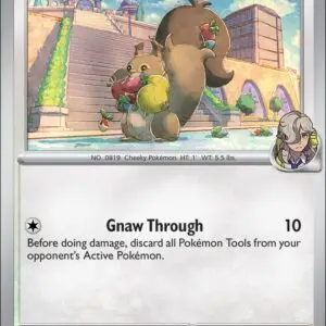 Karta Pokémon: Destined Rivals - 158 - Arven’s Skwovet (Reverse Holo)