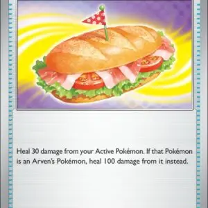 Karta Pokémon: Destined Rivals - 161 - Arven’s Sandwich (Reverse Holo)