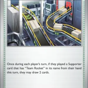 Karta Pokémon: Destined Rivals - 173 - Team Rocket’s Factory (Reverse Holo)