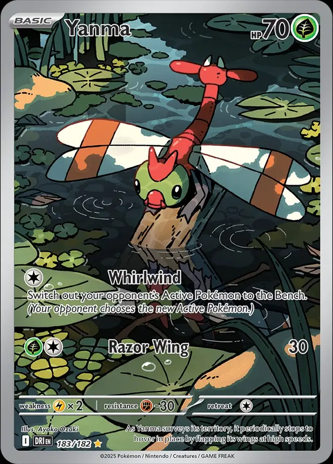 Karta Pokémon: Destined Rivals - 183 - Yanma