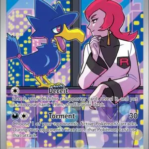 Karta Pokémon: Destined Rivals - 200 - Team Rocket’s Murkrow