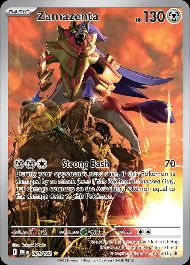 Karta Pokémon: Destined Rivals - 201 - Zamazenta
