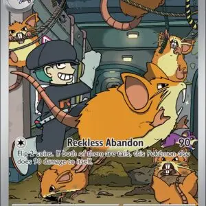 Karta Pokémon: Destined Rivals - 202 - Team Rocket’s Raticate