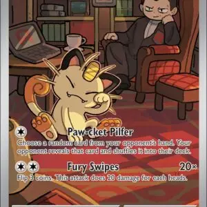 Karta Pokémon: Destined Rivals - 203 - Team Rocket’s Meowth