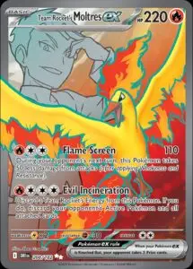 Karta Pokémon: Destined Rivals - 208 - Team Rocket’s Moltres ex