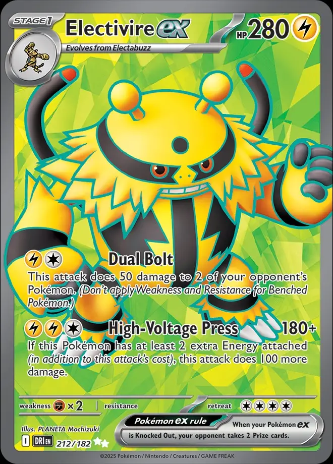 Karta Pokémon: Destined Rivals - 212 - Electivire ex