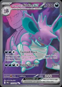 Karta Pokémon: Destined Rivals - 216 - Team Rocket’s Nidoking ex
