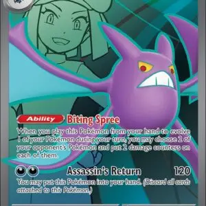 Karta Pokémon: Destined Rivals - 217 - Team Rocket’s Crobat ex