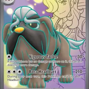 Karta Pokémon: Destined Rivals - 218 - Arven’s Mabosstiff ex