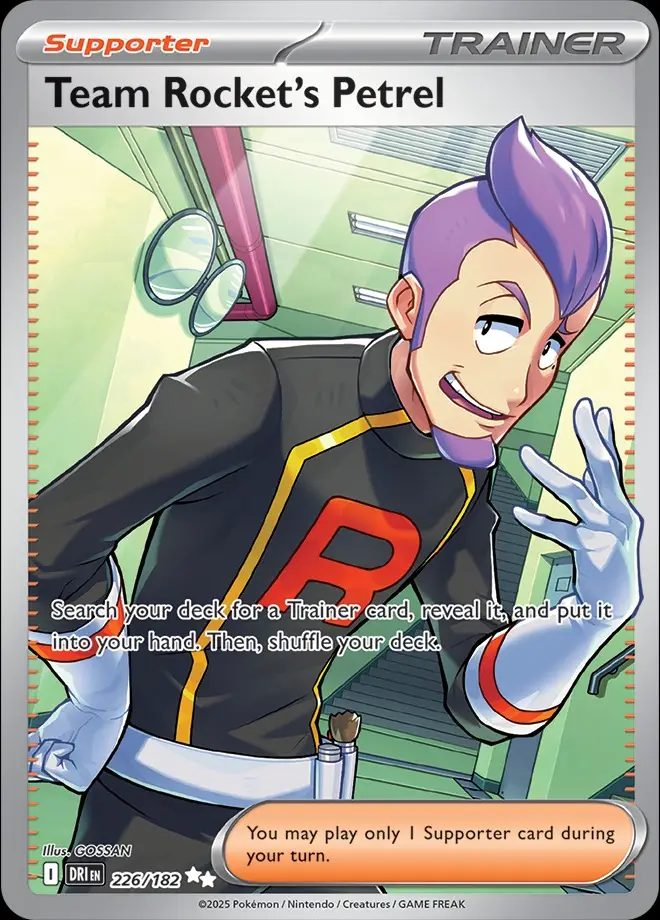 Karta Pokémon: Destined Rivals - 226 - Team Rocket’s Petrel