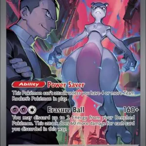 Karta Pokémon: Destined Rivals - 231 - Team Rocket’s Mewtwo ex