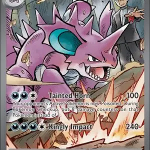 Karta Pokémon: Destined Rivals - 233 - Team Rocket’s Nidoking ex