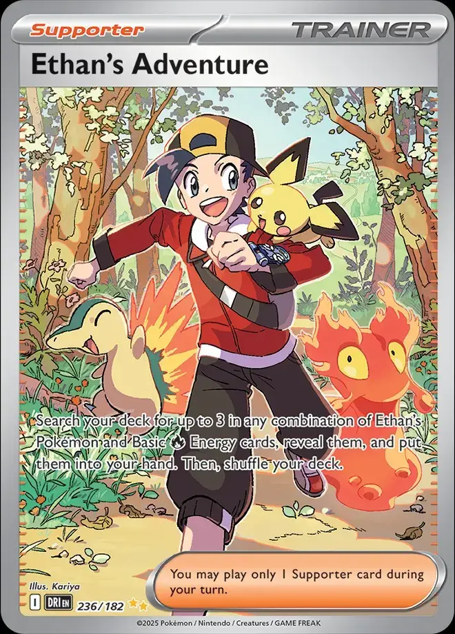 Karta Pokémon: Destined Rivals - 236 - Ethan’s Adventure