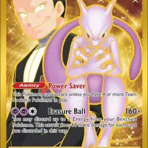 Karta Pokémon: Destined Rivals - 240 - Team Rocket’s Mewtwo ex