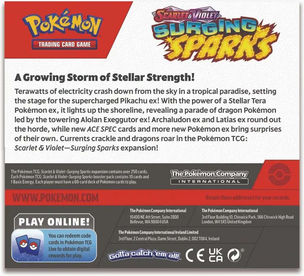 Pokémon TCG: Scarlet & Violet - Surging Sparks - Booster Display Box (36) - obrazek 6