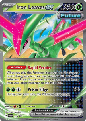 Karta Pokémon: Scarlet & Violet Promos - SVP 128 - Iron Leaves ex