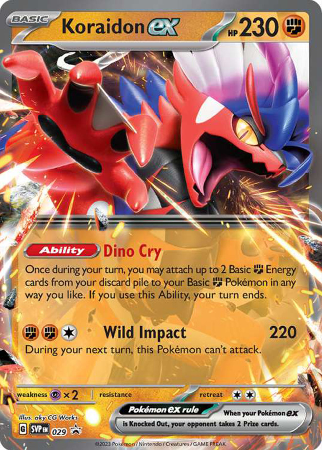 Karta Pokémon: Scarlet & Violet Promos - SVP 029 - Koraidon ex