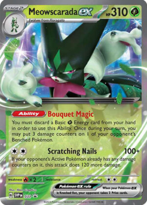 Karta Pokémon: Scarlet & Violet Promos - SVP 033 - Meowscarada ex