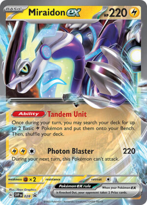 Karta Pokémon: Scarlet & Violet Promos - SVP 028 - Miraidon ex