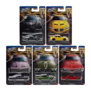 Zestaw Hot Wheels Silver Series PONTIAC CELEBRATIONS 5 szt.