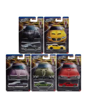 Zestaw Hot Wheels Silver Series PONTIAC CELEBRATIONS 5 szt.
