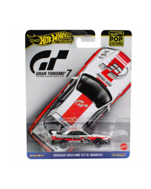 Nissan Skyline GT-R (BNR34) Gran Turismo Hot Wheels Premium Pop Culture
