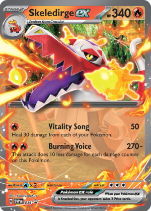 Karta Pokémon: Scarlet & Violet Promos - SVP 034 - Skeledirge ex