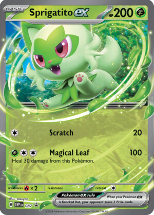 Karta Pokémon: Scarlet & Violet Promos - SVP 087 - Sprigatito ex