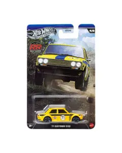 '71 Datsun 510 Hot Wheels Silver Series Rally Racers (JKX64)