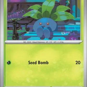 Karta Pokémon: Phantasmal Flames - 001 - Oddish (Reverse Holo)