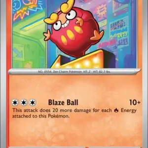 Karta Pokémon: Phantasmal Flames - 015 - Darumaka (Reverse Holo)