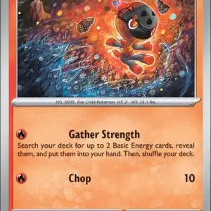 Karta Pokémon: Phantasmal Flames - 019 - Charcadet (Reverse Holo)