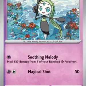 Karta Pokémon: Phantasmal Flames - 040 - Meloetta (Reverse Holo)