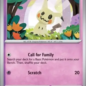 Karta Pokémon: Phantasmal Flames - 042 - Mimikyu (Reverse Holo)