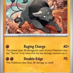 Karta Pokémon: Phantasmal Flames - 048 - Paldean Tauros (Reverse Holo)