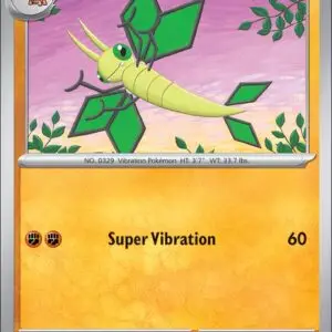 Karta Pokémon: Phantasmal Flames - 052 - Vibrava (Reverse Holo)