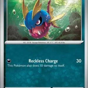 Karta Pokémon: Phantasmal Flames - 060 - Carvanha (Reverse Holo)